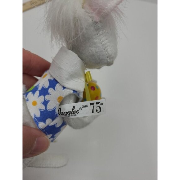 Annalee 6in Easter Boy Bunny Holding Easter Egg New with Tags 200810 Blue Vest - Picture 3 of 6